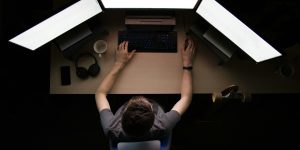 A futuristic representation of digital security and synthetic artifacts.